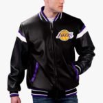 NBA Los Angeles Lakers Varsity Leather Jacket