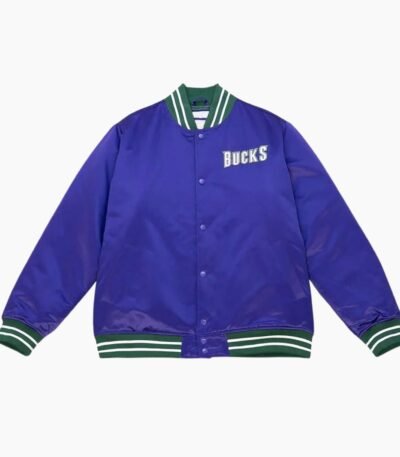 NBA Milwaukee Bucks Satin Jacket