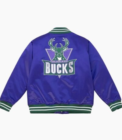 NBA Milwaukee Bucks Satin Jacket