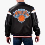 NBA New York Knicks Varsity Leather Jacket
