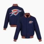 NBA Oklahoma City Thunder Wool Varsity Jacket