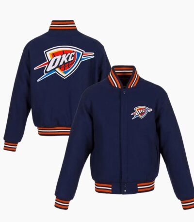 NBA Oklahoma City Thunder Wool Varsity Jacket