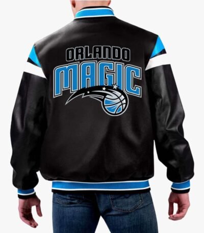 NBA Orlando Magic Varsity Leather Jacket