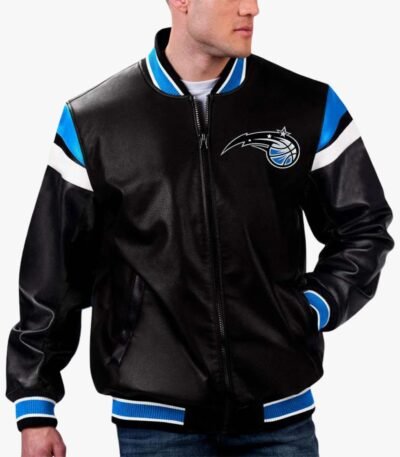 NBA Orlando Magic Varsity Leather Jacket