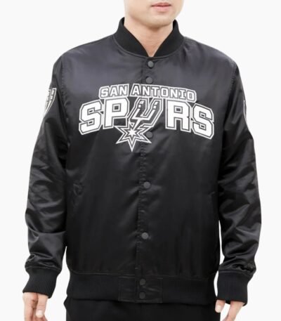 NBA San Antonio Spurs Big Logo Men's Satin Jacket