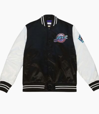 NBA Team Origins Varsity Satin Jacket Utah Jazz