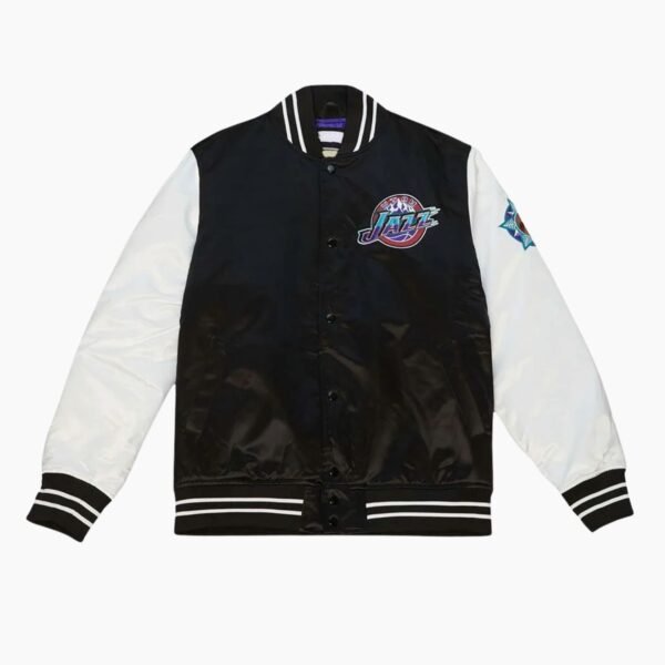 NBA Team Origins Varsity Satin Jacket Utah Jazz
