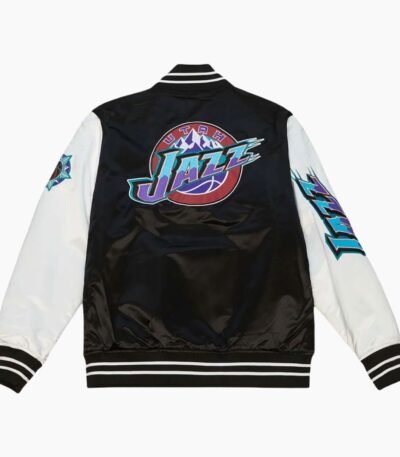 NBA Team Origins Varsity Satin Jacket Utah Jazz