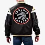 NBA Toronto Raptors Varsity Leather Jacket