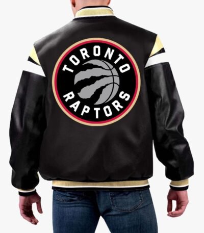 NBA Toronto Raptors Varsity Leather Jacket