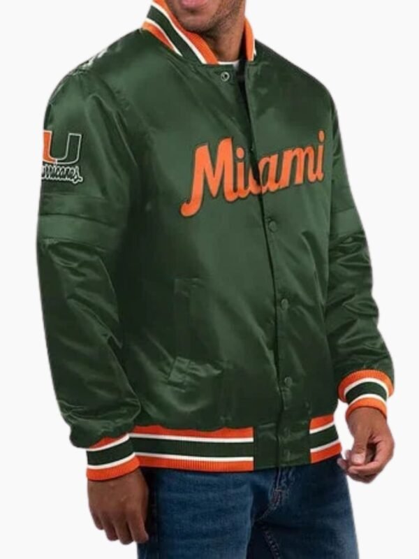 NCCA Miami Hurricanes Classic Satin Jacket