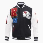 NFL Arizona Cardinals Mashup Men's Rib Wool Varsity Jacket