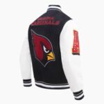 NFL Arizona Cardinals Mashup Men's Rib Wool Varsity Jacket