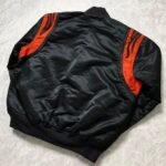NFL Bengals Black Satin Jacket