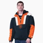 NFL Chicago Bears Charger Half Zip Pullover Jacket