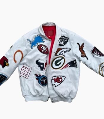NFL Collage Leather Jacket
