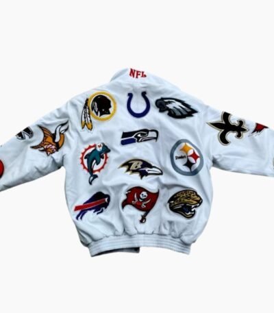 NFL Collage Leather Jacket
