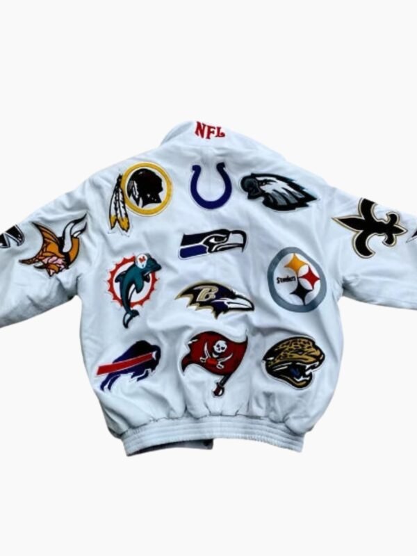 NFL Collage Leather Jacket