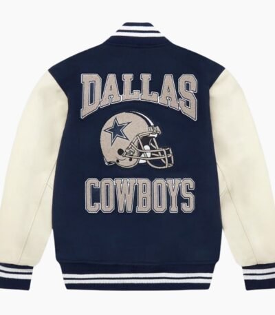 NFL Dallas Cowboys Men's Varsity Leather Jacket