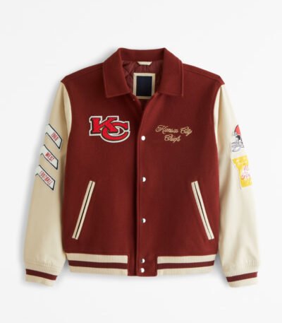 NFL Kansas City Chiefs Classic Wool Varsity Jacket