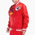 NFL Kansas City Chiefs Mashup Men's Rib Satin Jacket
