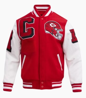NFL Kansas City Chiefs Mashup Men's Wool Varsity Jacket