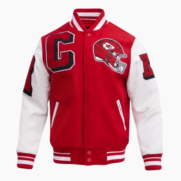 NFL Kansas City Chiefs Mashup Men's Wool Varsity Jacket