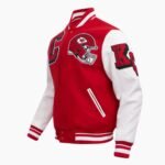 NFL Kansas City Chiefs Mashup Men's Wool Varsity Jacket