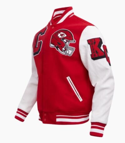 NFL Kansas City Chiefs Mashup Men's Wool Varsity Jacket