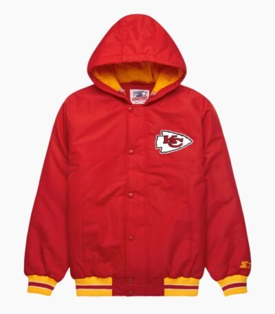 NFL Kansas City Chiefs Red Hooded Jacket