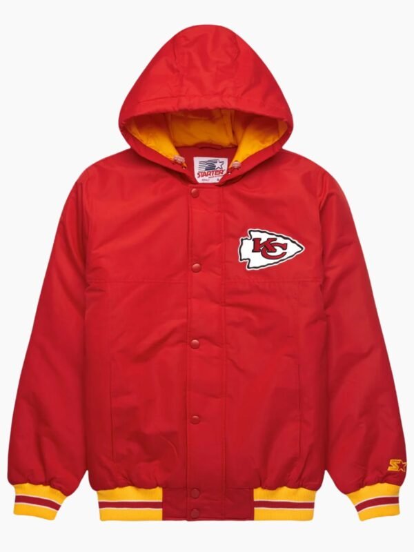 NFL Kansas City Chiefs Red Hooded Jacket