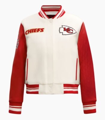 NFL Kansas City Chiefs Retro Classic Rib Wool Varsity Jacket