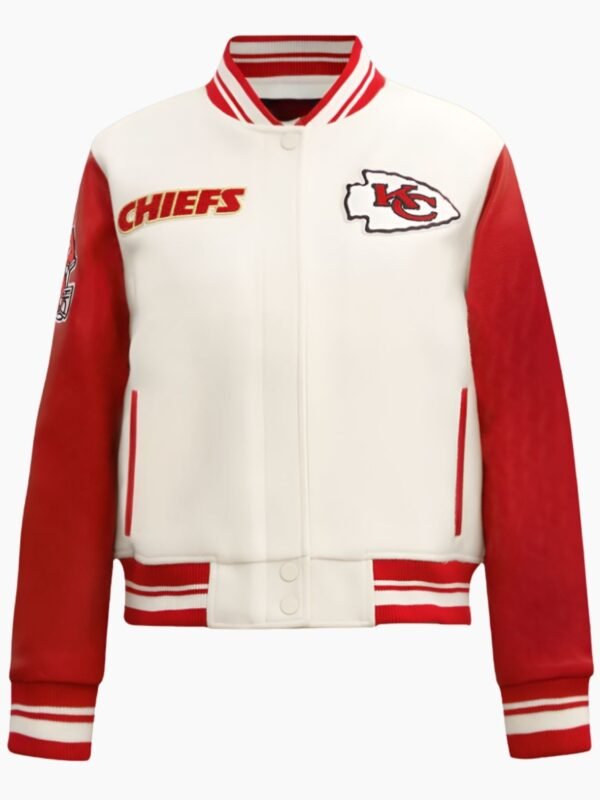 NFL Kansas City Chiefs Retro Classic Rib Wool Varsity Jacket