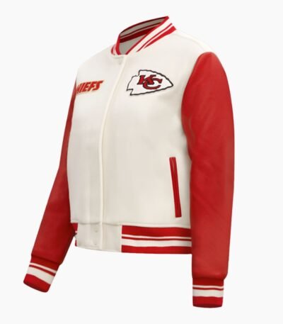 NFL Kansas City Chiefs Retro Classic Rib Wool Varsity Jacket