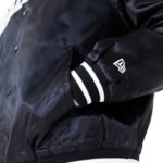 NFL Las Vegas Raiders Black Bomber Satin Jacket