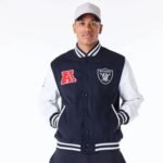 NFL Las Vegas Raiders Black Varsity Jacket