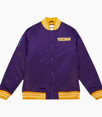 NFL Minnesota Vikings Mitchell Ness Satin Jacket