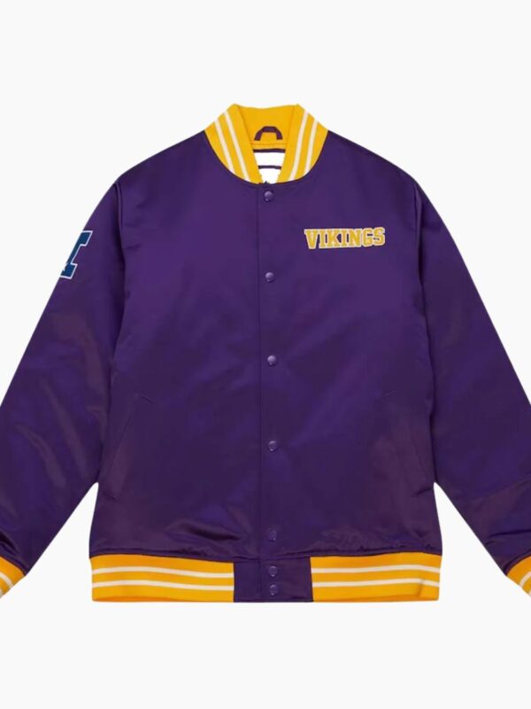 NFL Minnesota Vikings Mitchell Ness Satin Jacket