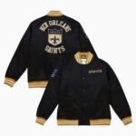 NFL New Orleans Saints Mitchell Ness Satin Jacket