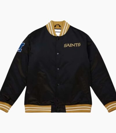 NFL New Orleans Saints Mitchell Ness Satin Jacket