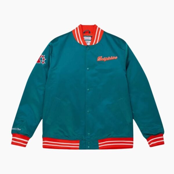 NFL Satin Jacket Miami Dolphins