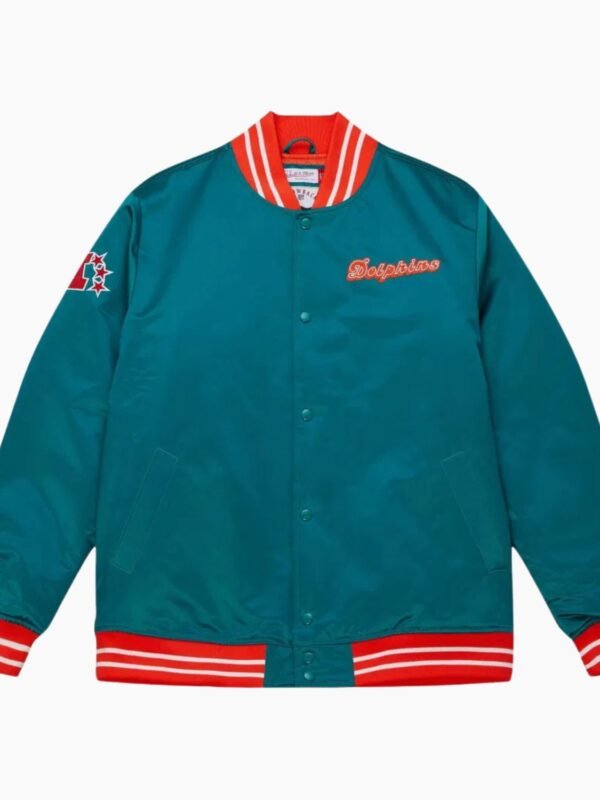 NFL Satin Jacket Miami Dolphins