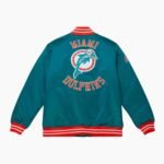 NFL Satin Jacket Miami Dolphins
