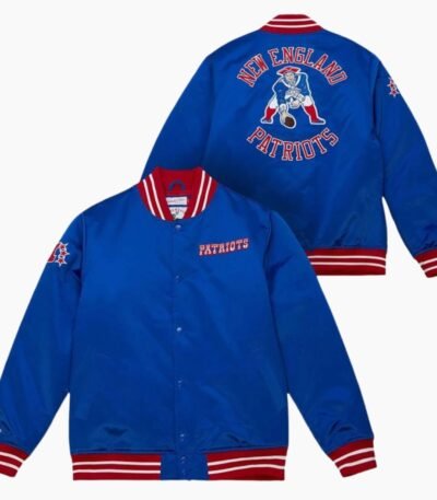NFL Satin Jacket New England Patriots
