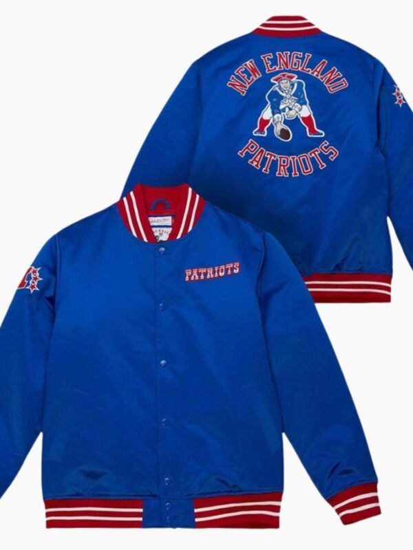 NFL Satin Jacket New England Patriots