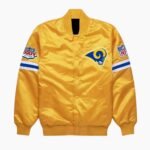 NFL White LA Rams Cooper Kupp Satin Jacket