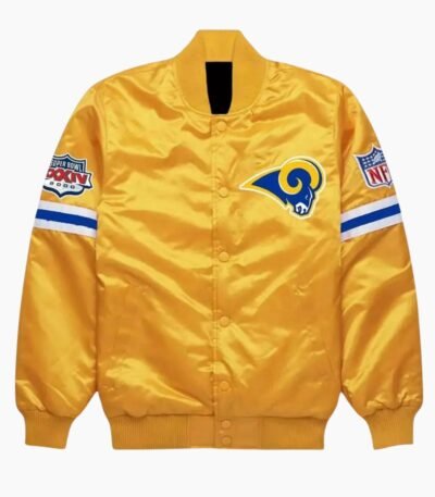 NFL White LA Rams Cooper Kupp Satin Jacket