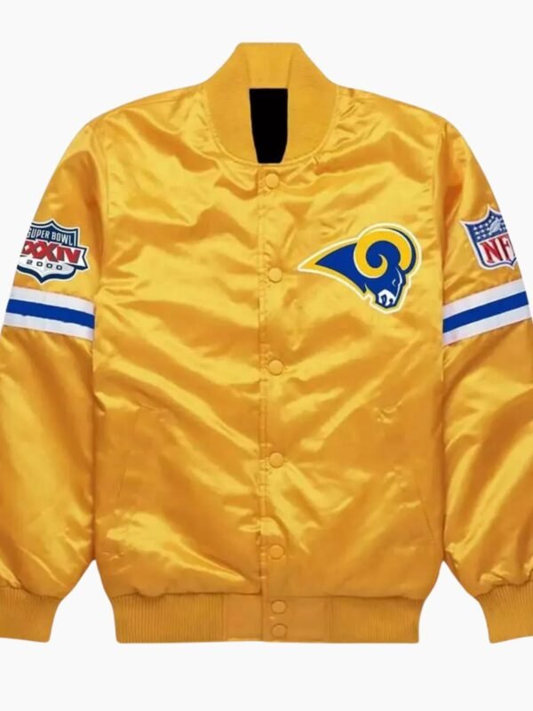 NFL White LA Rams Cooper Kupp Satin Jacket