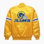 NFL White LA Rams Cooper Kupp Satin Jacket