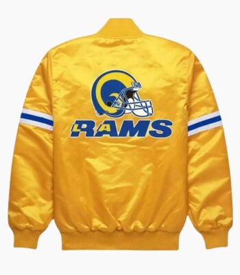 NFL White LA Rams Cooper Kupp Satin Jacket